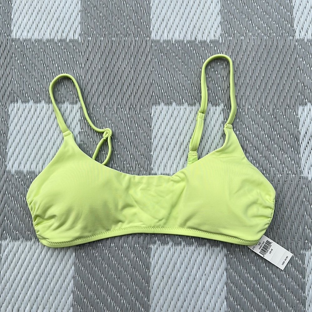 Aerie Bikini Top Medium Lime Green